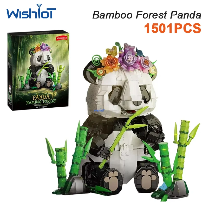 1501pcs Bamboo Forest Panda Building Blocks Set Creative DIY Wildlife Ornament Bricks Model Home Desktop Decoration Display Toy
1501pcs Bamboo Forest Panda Building Blocks Set Creative DIY Wildlife Ornament Bricks Model Home Desktop Decoration Display Toy