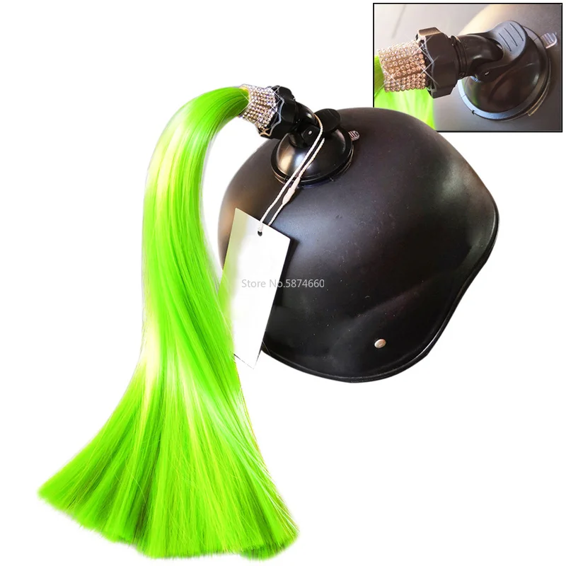 Motorcycle Helmet Braid Sexy Locomotive Ponytail Helmet Wig Dreadlock Decorative Removable Rhinestone Multicolor Reusable
Motorcycle Helmet Braid Sexy Locomotive Ponytail Helmet Wig Dreadlock Decorative Removable Rhinestone Multicolor Reusable