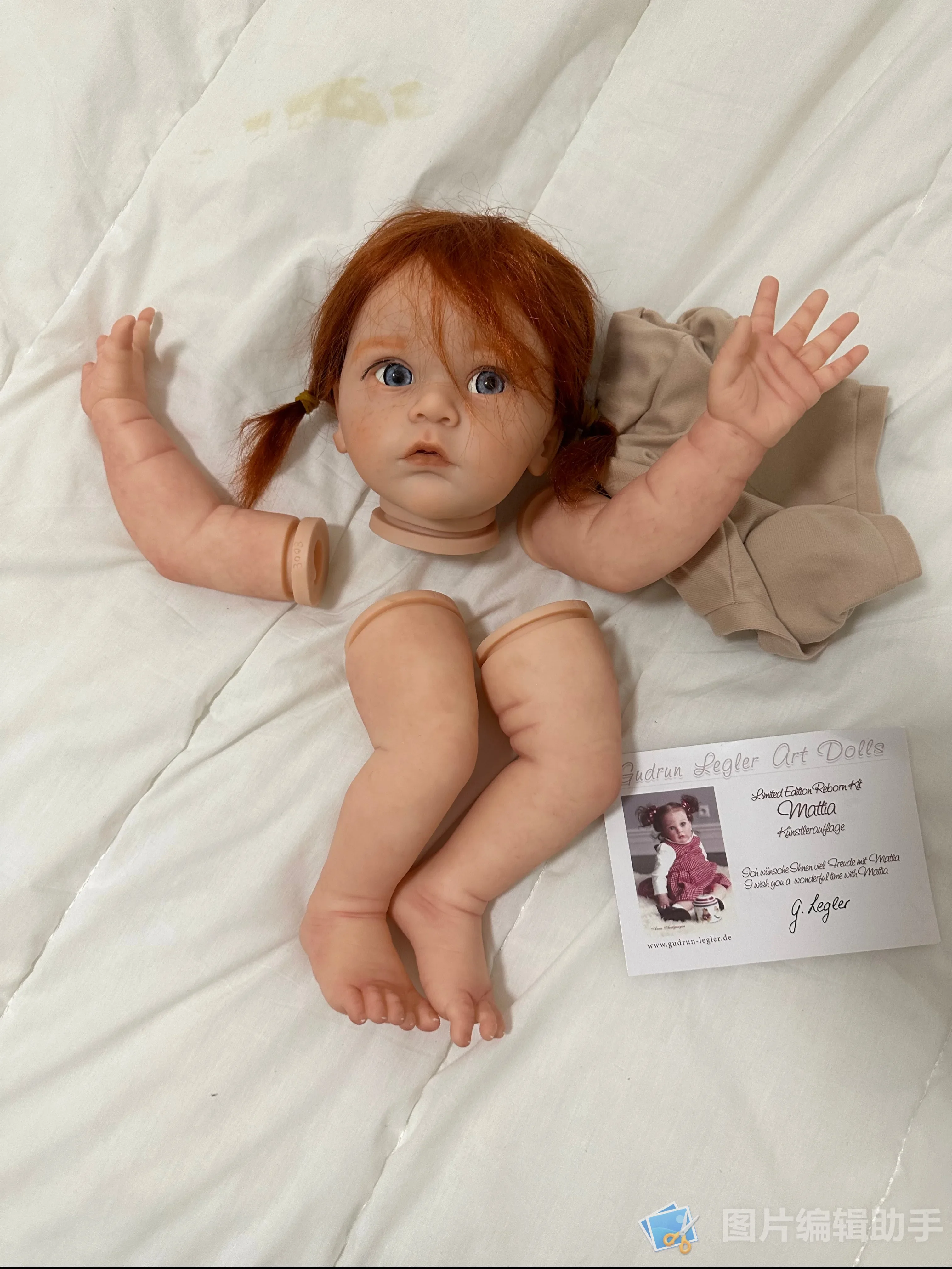 DLS индивидуальный импортный комплект 24 дюйма Reborn Baby Mattia с ручными укорененными волосами и веснушками на лице, окрашенный комплект, часть «сделай сам»
DLS индивидуальный импортный комплект 24 дюйма Reborn Baby Mattia с ручными укорененными волосами и веснушками на лице, окрашенный комплект, часть «сделай сам»