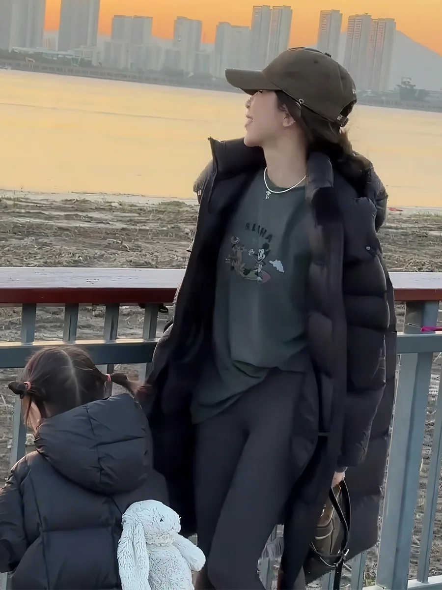 Женское утепленное пуховое пальто Bla с капюшоном, средней длины, до колен, зимняя верхняя одежда для поездок на работу, на молнии
Женское утепленное пуховое пальто Bla с капюшоном, средней длины, до колен, зимняя верхняя одежда для поездок на работу, на молнии