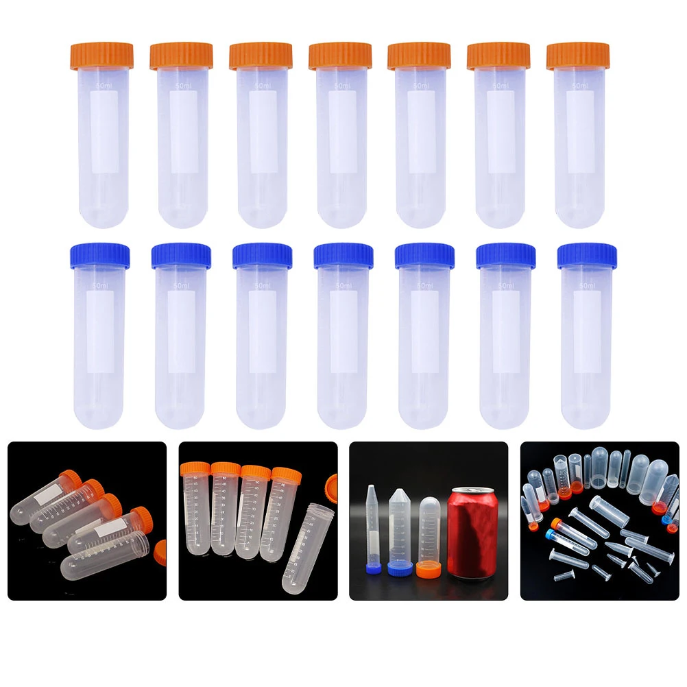 20 Pcs Storage Bottle Tubes with Lid Test Lids Science Hat Laboratory Caps Pp Child
20 Pcs Storage Bottle Tubes with Lid Test Lids Science Hat Laboratory Caps Pp Child