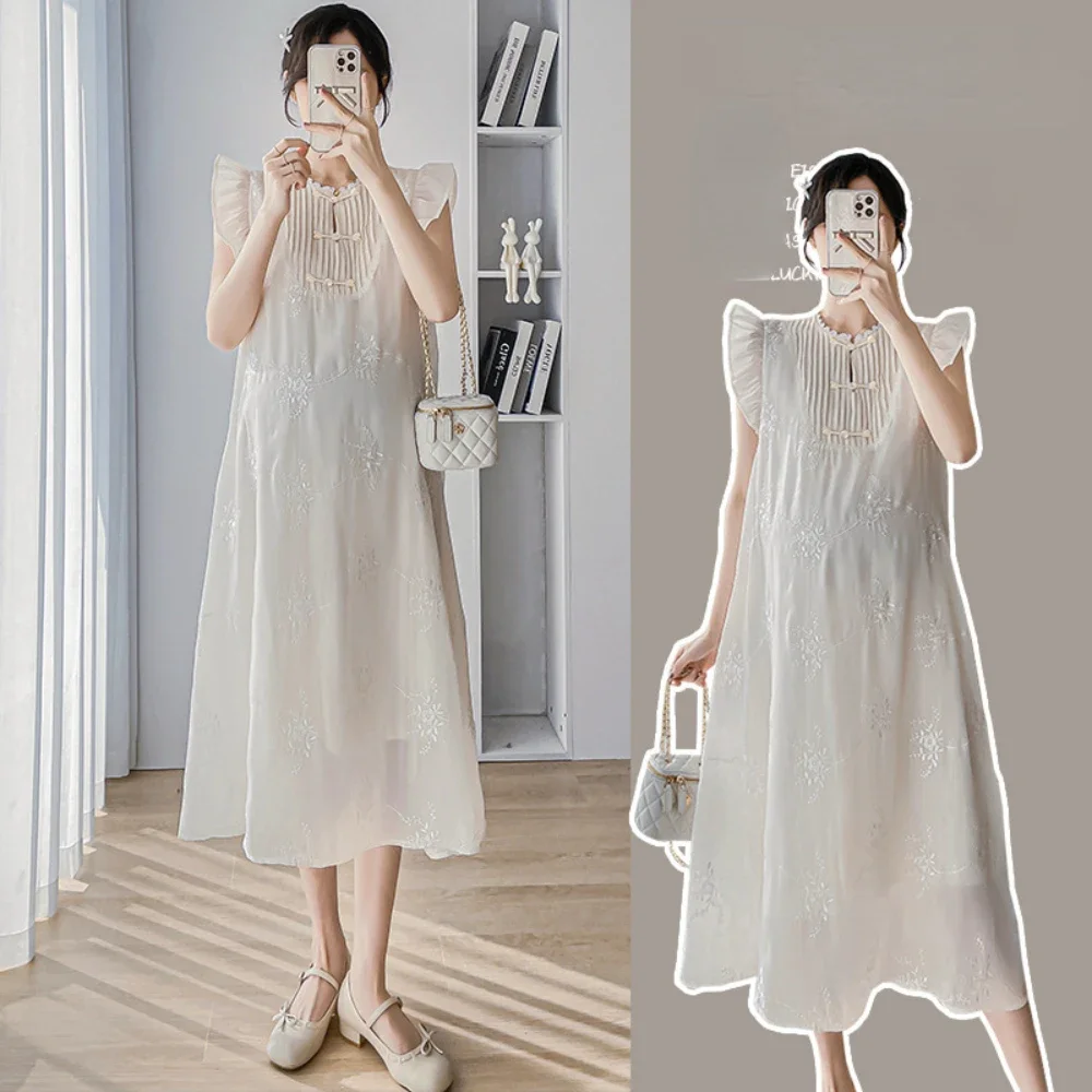2025 Summer Maternity Dress Stand Collar Cute short Sleeve Print Pregnancy Dresses Fashion Clothes For Pregnant Women Vestidos
2025 Summer Maternity Dress Stand Collar Cute short Sleeve Print Pregnancy Dresses Fashion Clothes For Pregnant Women Vestidos