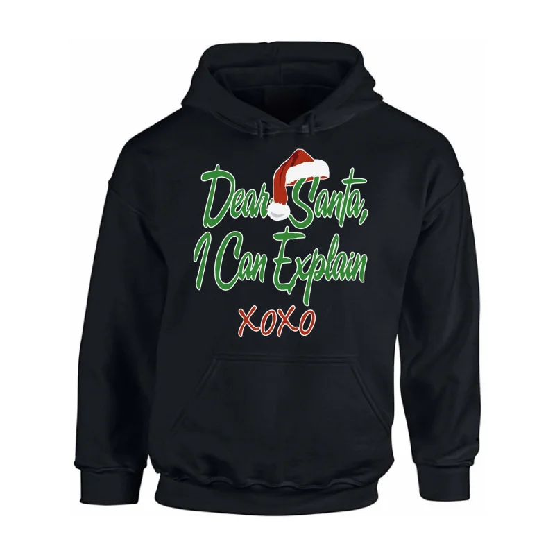 Men's Ugly Style Dear Santa Claus Pattern Party Loose Large Black Sports Hoodie
Men's Ugly Style Dear Santa Claus Pattern Party Loose Large Black Sports Hoodie