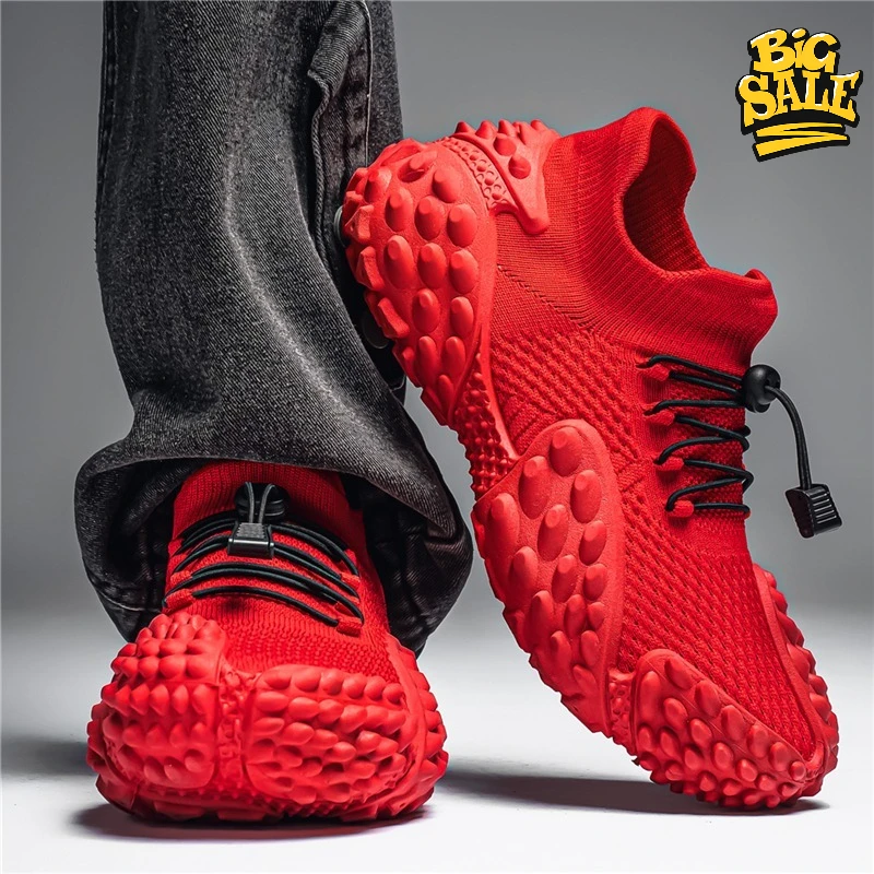 Mens Sock Style Durian Sole Sneakers Lace Free Design Casual Shoes for Outdoor Travel Daily Commute Comfortable Wear
Mens Sock Style Durian Sole Sneakers Lace Free Design Casual Shoes for Outdoor Travel Daily Commute Comfortable Wear