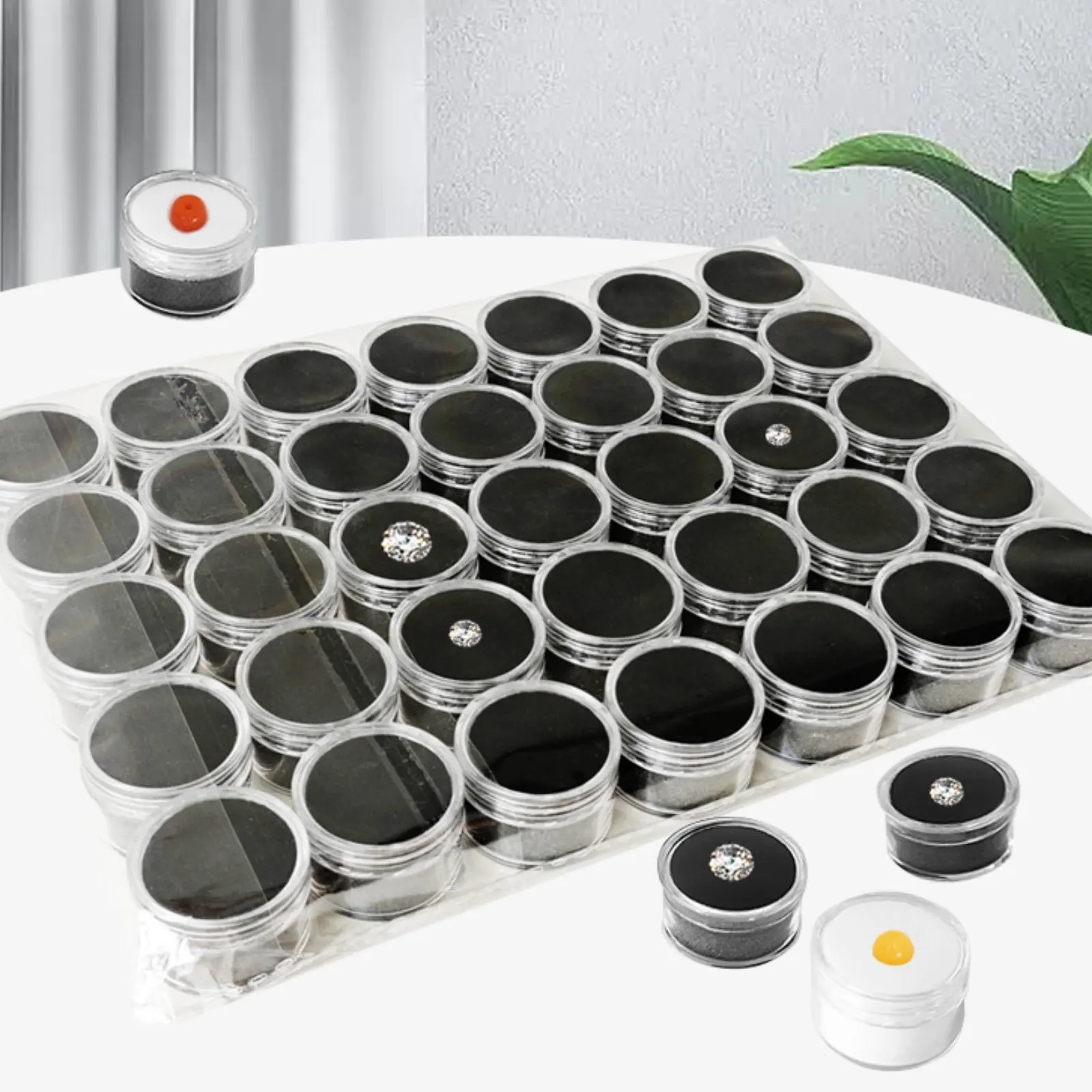 Round Stone Display Box Stackable Acrylic Bead Container Clear Plastic Stone Jar Long-Lasting Loose Crystal Storage Case Easy To
Round Stone Display Box Stackable Acrylic Bead Container Clear Plastic Stone Jar Long-Lasting Loose Crystal Storage Case Easy To