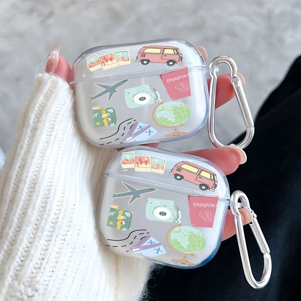 Travel Element Pattern Clear Earphone Case for AirPods Pro 3/Pro 2/Pro Earbuds Case for AirPods 1/2/3/4 TPU Protective Cover
Travel Element Pattern Clear Earphone Case for AirPods Pro 3/Pro 2/Pro Earbuds Case for AirPods 1/2/3/4 TPU Protective Cover