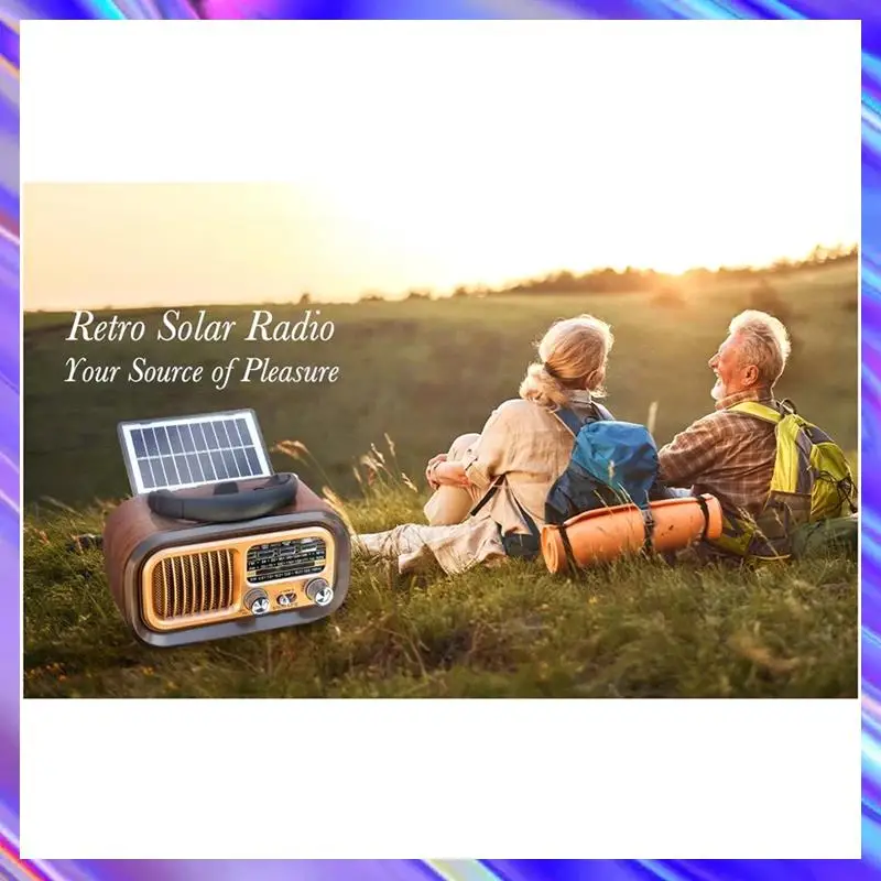 A24U Retro Portable Radio - AM/FM/SW, Bluetooth, Solar/D Battery/USB-C, TWS, TF/USB Playback, Vintage Sound
A24U Retro Portable Radio - AM/FM/SW, Bluetooth, Solar/D Battery/USB-C, TWS, TF/USB Playback, Vintage Sound