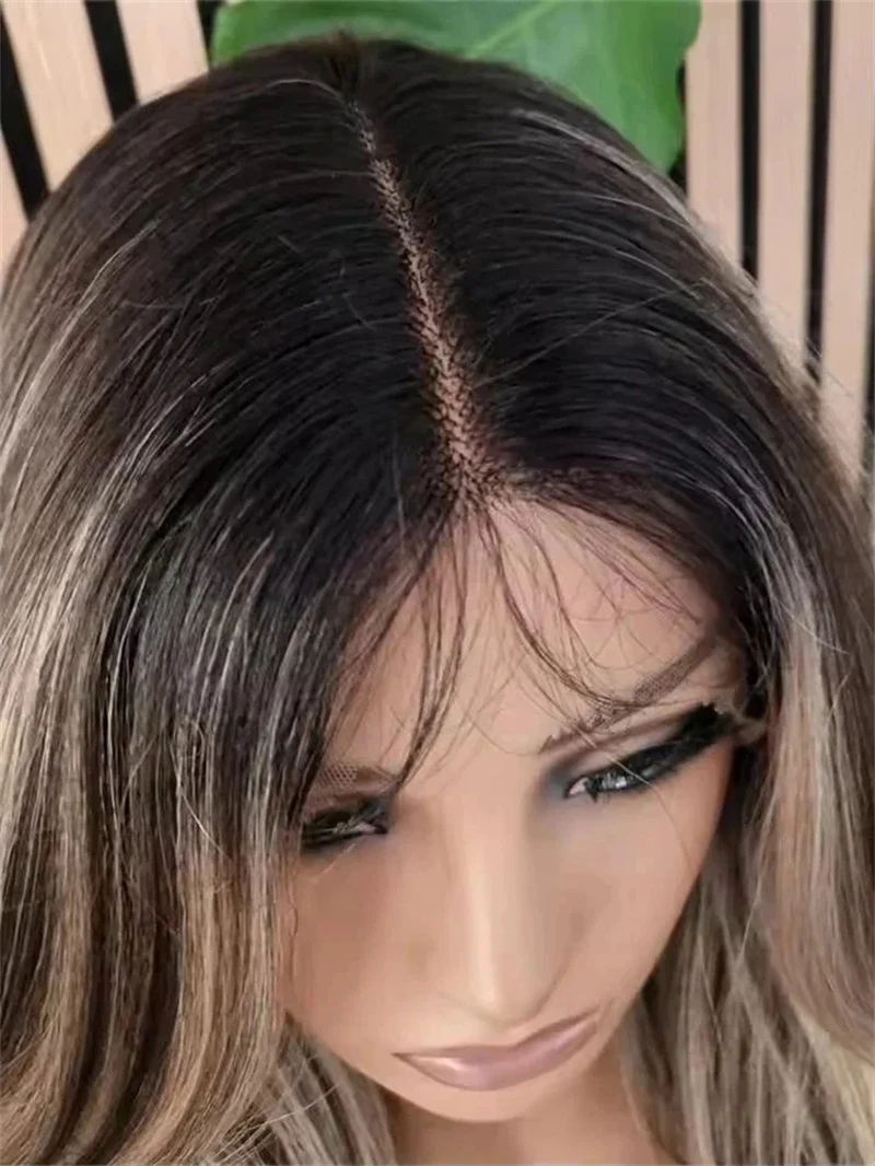 Темно-коричневый со светлыми полосками HD Прозрачный парик фронта шнурка с натуральными темными корнями Длинный волнистый женский парик Длинный свободный волнистый парик
Темно-коричневый со светлыми полосками HD Прозрачный парик фронта шнурка с натуральными темными корнями Длинный волнистый женский парик Длинный свободный волнистый парик