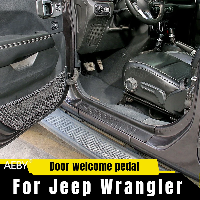 For Jeep Wrangler 2018-2025 scuff plate sill guard edge,Entrance protection,Anti-wear,Anti-scratch guard,interior accessories
For Jeep Wrangler 2018-2025 scuff plate sill guard edge,Entrance protection,Anti-wear,Anti-scratch guard,interior accessories