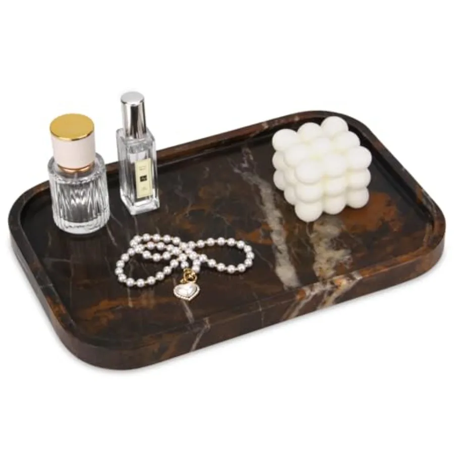 Marble Bathroom Vanity Tray Natural Marble Home Kitchen Table Tray Stone Decorative Countertop Serving Organizer for Dresser Co
Marble Bathroom Vanity Tray Natural Marble Home Kitchen Table Tray Stone Decorative Countertop Serving Organizer for Dresser Co