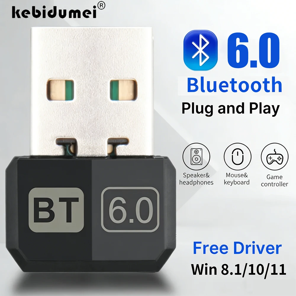 USB-адаптер KEBIDUMEI Bluetooth 6.0, Bluetooth-приемник 5.4 для ПК, беспроводная мышь, клавиатура, музыкальный аудиоприемник, USB-передатчик
USB-адаптер KEBIDUMEI Bluetooth 6.0, Bluetooth-приемник 5.4 для ПК, беспроводная мышь, клавиатура, музыкальный аудиоприемник, USB-передатчик