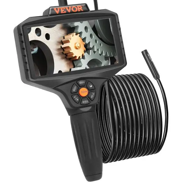 VEVOR Triple Lens Industrial Endoscope, 5' IPS Screen Borescope Inspection Camera with Lights, Split Screen, 8x Zoom, IP67 Water
VEVOR Triple Lens Industrial Endoscope, 5' IPS Screen Borescope Inspection Camera with Lights, Split Screen, 8x Zoom, IP67 Water