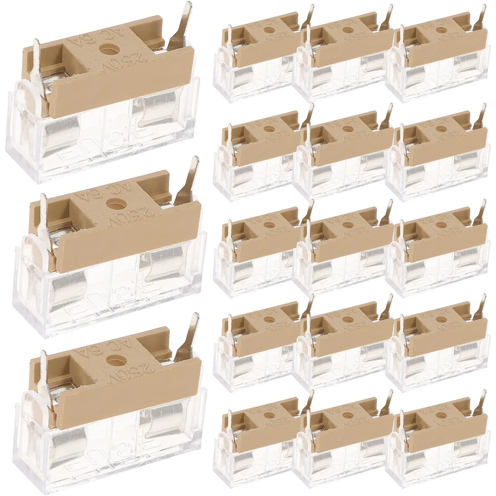 20 Pcs Pcb Fuse Holder Audio Caps Easy Installation Amp Copper Panel Car Refrigerator
20 Pcs Pcb Fuse Holder Audio Caps Easy Installation Amp Copper Panel Car Refrigerator