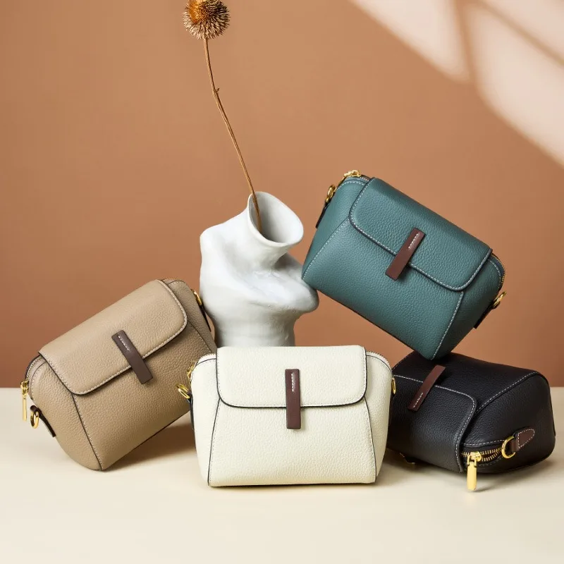 Дизайнерская женская сумка, новинка 2025 года, сумка через плечо из натуральной кожи, женская сумка на плечо, верхний слой из воловьей кожи, модная, универсальная, высокое качество 
Дизайнерская женская сумка, новинка 2025 года, сумка через плечо из натуральной кожи, женская сумка на плечо, верхний слой из воловьей кожи, модная, универсальная, высокое качество