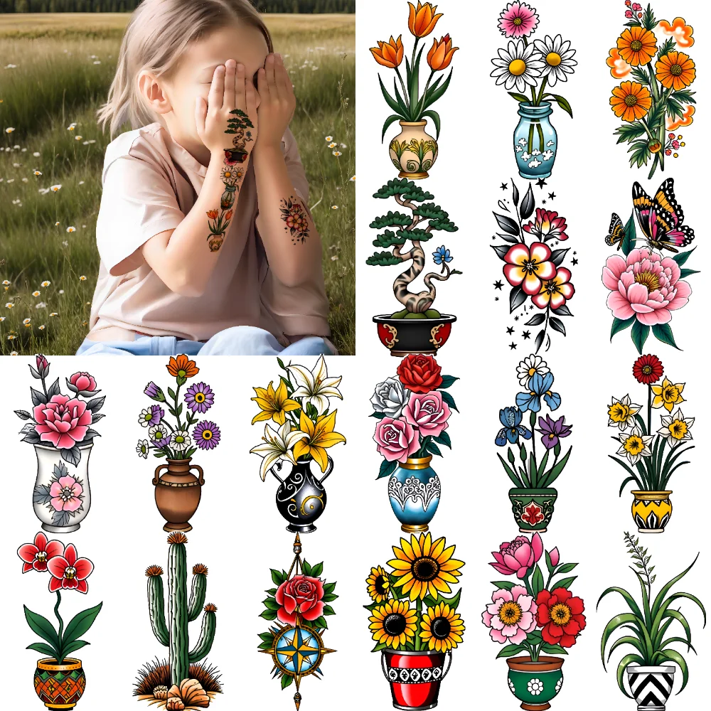 63pcs Temporary Tattoo Decorative Designs Temporary Tattoo Stickers Flower Tattoos New School Traditional For Chest Men
63pcs Temporary Tattoo Decorative Designs Temporary Tattoo Stickers Flower Tattoos New School Traditional For Chest Men