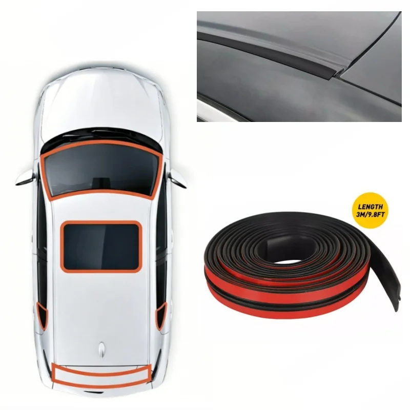 Universal Rubber Seal Trim Strip 10FT Flexible Weatherproof Sealing Gasket Leak Proof Parts Car Windshield Sunroof Roof Window
Universal Rubber Seal Trim Strip 10FT Flexible Weatherproof Sealing Gasket Leak Proof Parts Car Windshield Sunroof Roof Window
