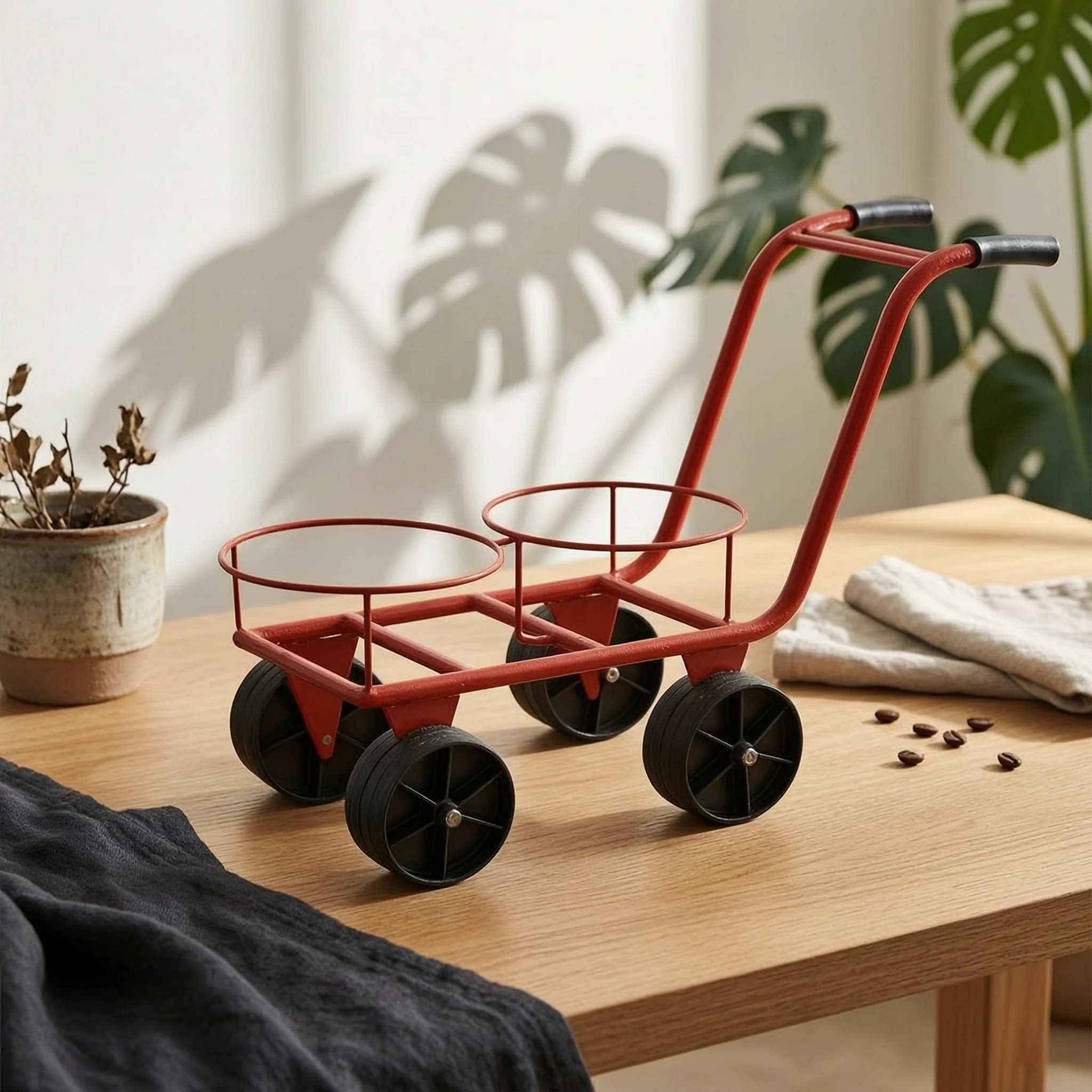 Orchard Harvest Cart Rouge Wheeled Produce Picking Basket with Open Frame for Outdoor Farm and Garden Use
Orchard Harvest Cart Rouge Wheeled Produce Picking Basket with Open Frame for Outdoor Farm and Garden Use