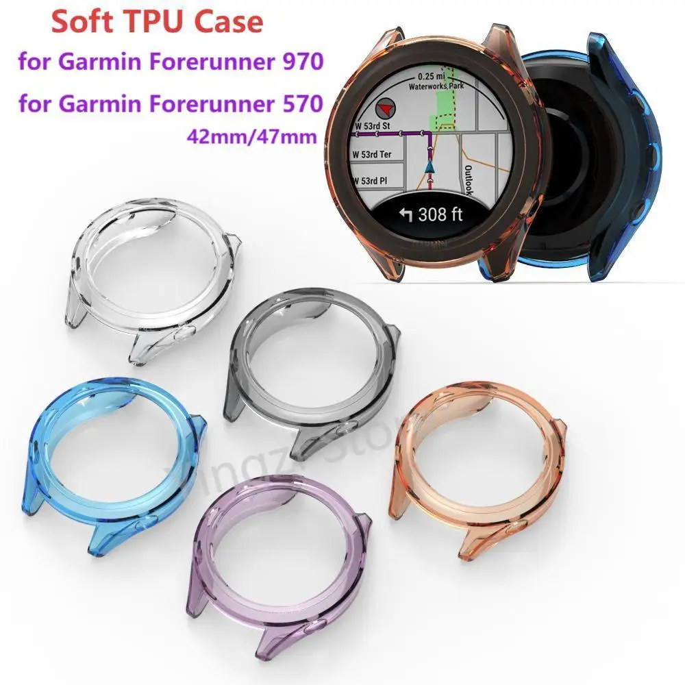 Soft TPU Protective Case for Garmin Forerunner 970 Forerunner 570 47mm 42mm Smart Watch Bumper Hollow Protector Shell Accessoies
Soft TPU Protective Case for Garmin Forerunner 970 Forerunner 570 47mm 42mm Smart Watch Bumper Hollow Protector Shell Accessoies