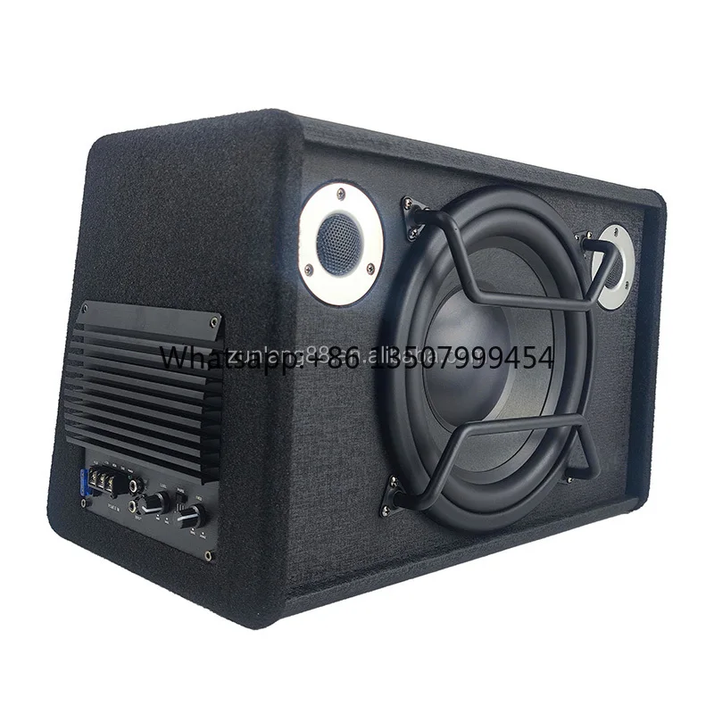 OEM Sound Car Speakers Subwoofer Box Enclosure Strong Bass 10 Inch Subwoofer Dual Tweeter Speaker RMS 200W Car Active Subwoofer
OEM Sound Car Speakers Subwoofer Box Enclosure Strong Bass 10 Inch Subwoofer Dual Tweeter Speaker RMS 200W Car Active Subwoofer