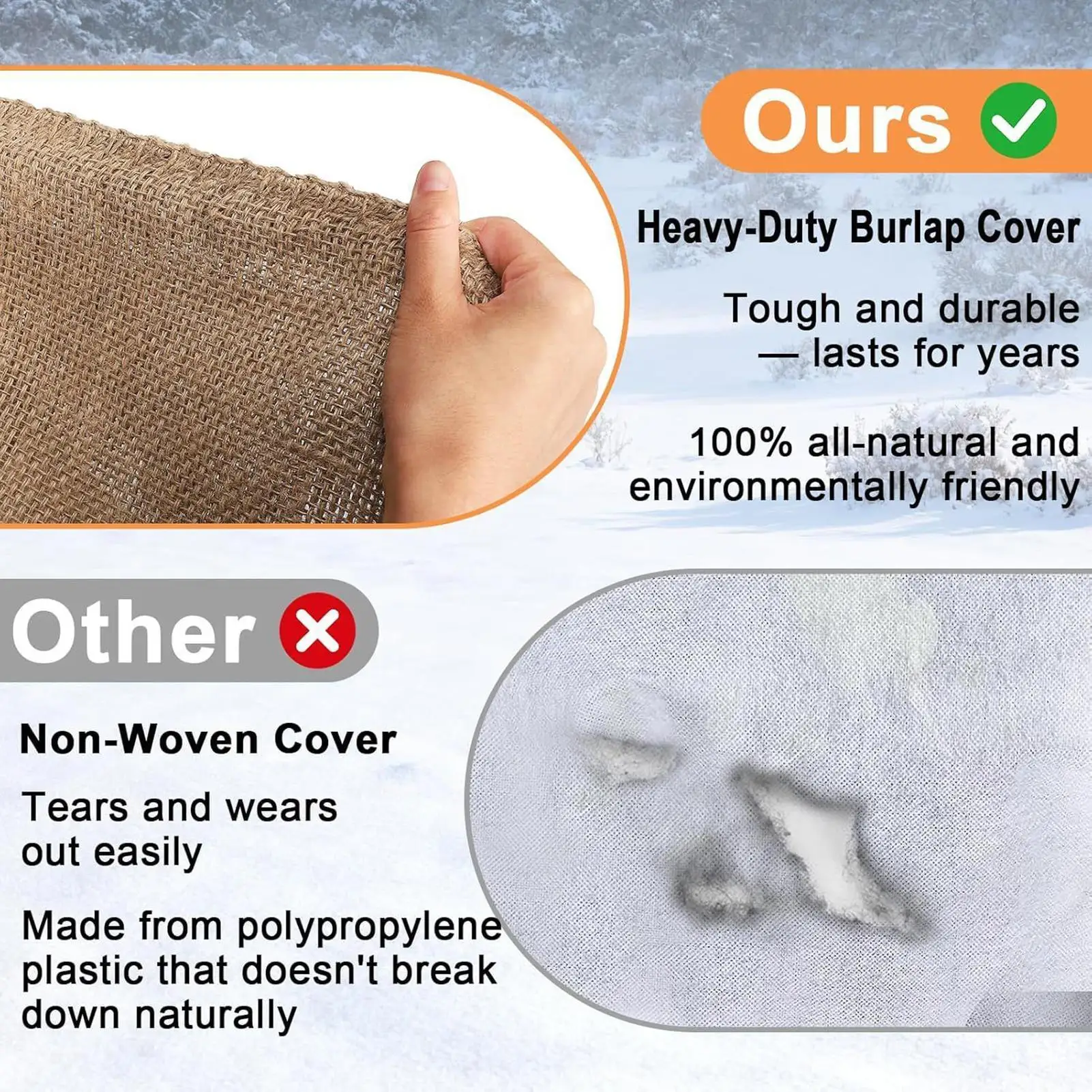 Frost Covers For Outdoor Plants Burlap Protector With Drawstring Frost Cloth For Outdoor Garden Patio Greenhouse Vegetable
Frost Covers For Outdoor Plants Burlap Protector With Drawstring Frost Cloth For Outdoor Garden Patio Greenhouse Vegetable