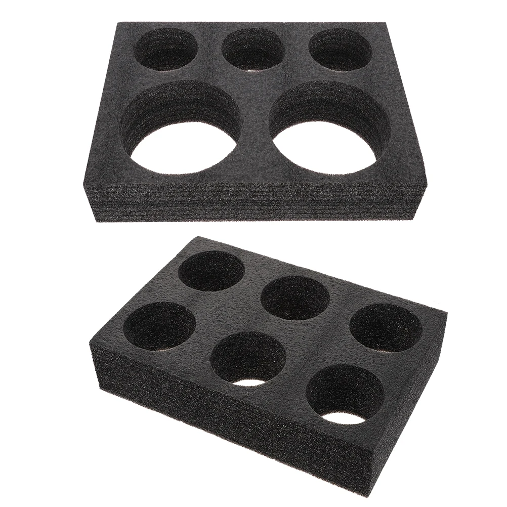 2Pcs Black 5+6 Holes Cup Tray Disposable Pearl Cotton Multi-hole Cup Holder Tray for Hot Cold Beverage Takeout Carrier
2Pcs Black 5+6 Holes Cup Tray Disposable Pearl Cotton Multi-hole Cup Holder Tray for Hot Cold Beverage Takeout Carrier