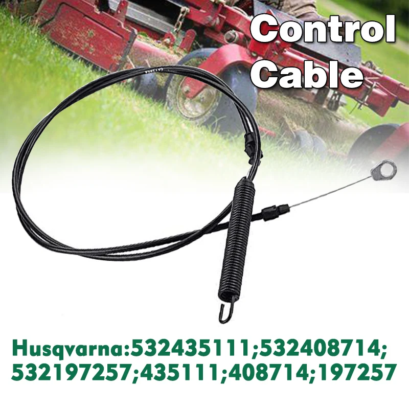 Clutch Cable Assembly Eyelet Spring End 532435111 Replaces 532408714 532197257 75" Inner Wire 59" Conduit
Clutch Cable Assembly Eyelet Spring End 532435111 Replaces 532408714 532197257 75" Inner Wire 59" Conduit