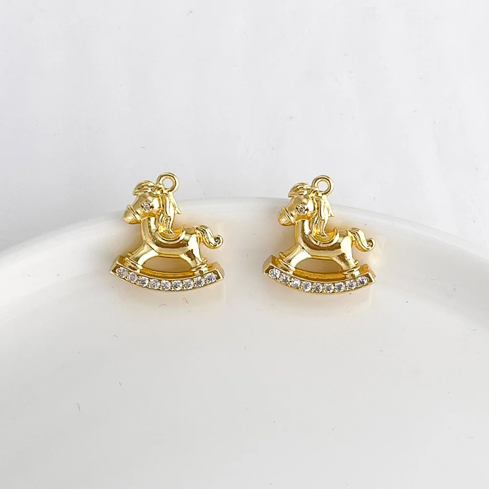 Cordial Design 50Pcs 17*18MM DIY Pendant/Genuine Gold Plating/Hand Made/Jewelry Accessories/Horse Shape/Necklace Charms #196196
Cordial Design 50Pcs 17*18MM DIY Pendant/Genuine Gold Plating/Hand Made/Jewelry Accessories/Horse Shape/Necklace Charms #196196