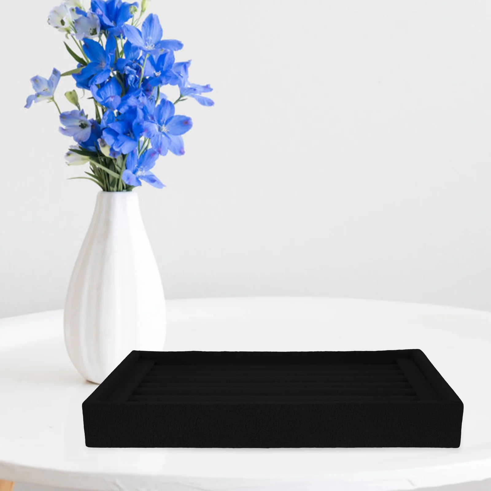 Portable Black Jewelry Tray Organizer For Rings Earrings Pendants Brooches Hairpins Travel Storage Showcase Display
Portable Black Jewelry Tray Organizer For Rings Earrings Pendants Brooches Hairpins Travel Storage Showcase Display