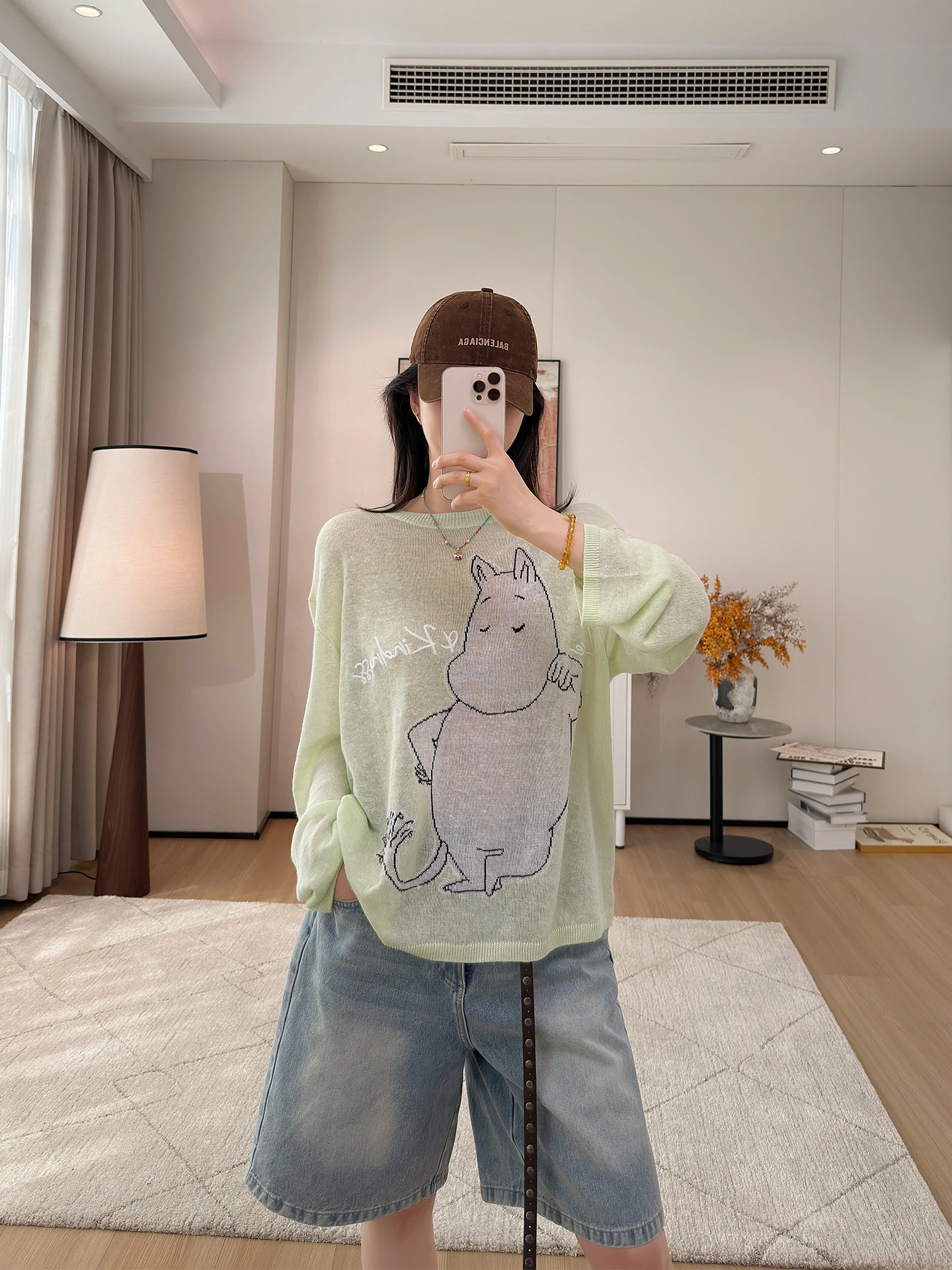 Women's Linen Knitted Hollow out Top Loose Lightweight Summer New Style Cartoon Print Casual Fashion UV Protection Cover up
Women's Linen Knitted Hollow out Top Loose Lightweight Summer New Style Cartoon Print Casual Fashion UV Protection Cover up