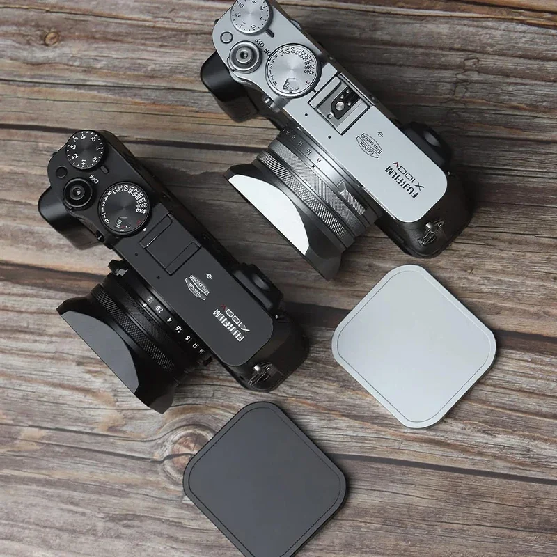 Металлическая квадратная бленда с переходным кольцом 49 мм и металлической крышкой для камеры Fujifilm Fuji X100VI X100V X100F X100T X100S X100 X70
Металлическая квадратная бленда с переходным кольцом 49 мм и металлической крышкой для камеры Fujifilm Fuji X100VI X100V X100F X100T X100S X100 X70