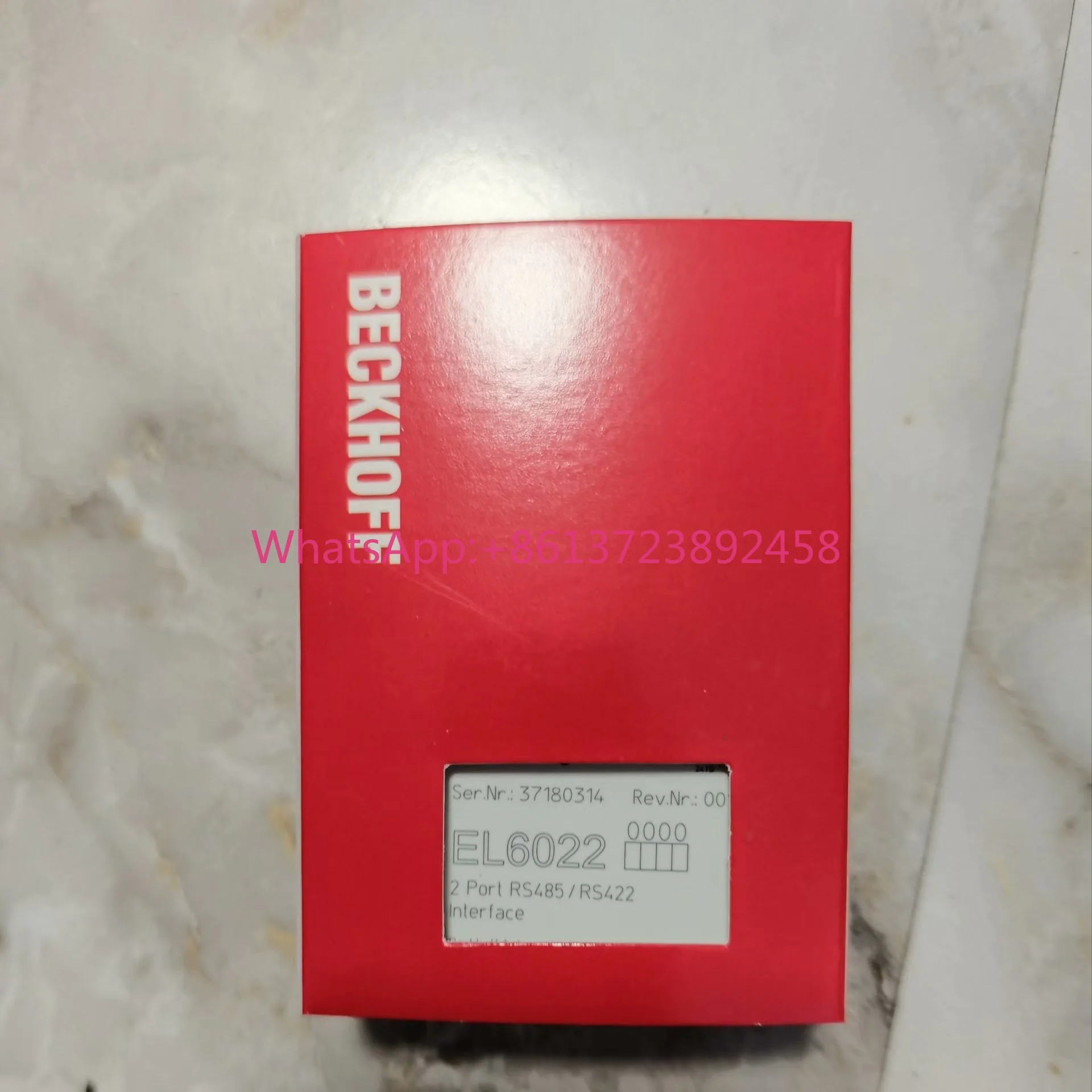 Beckhoff EL6022 module, 2-port RS485/RS422 interface
Beckhoff EL6022 module, 2-port RS485/RS422 interface