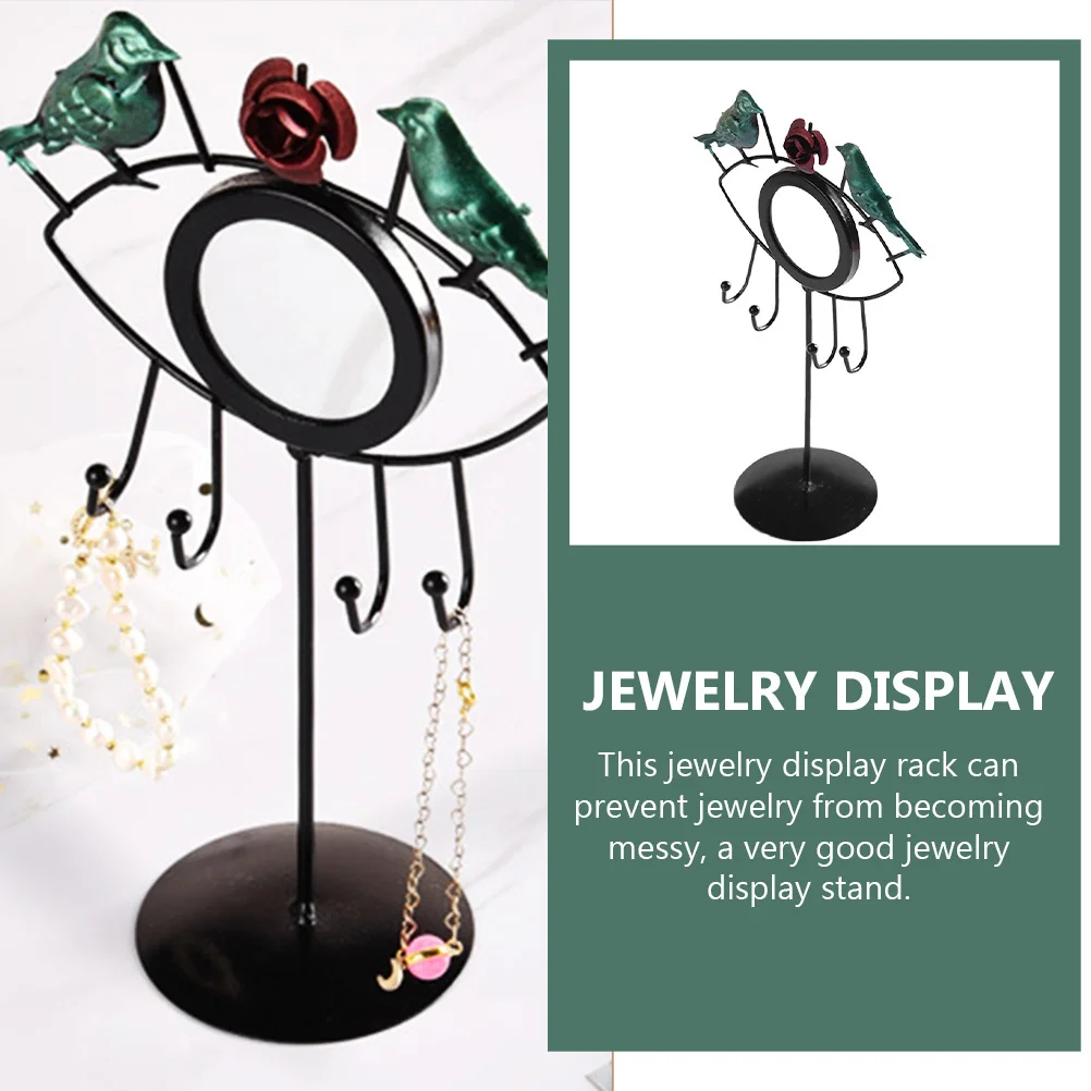Jewelry Display Stand Earring Organizer Delicate Rack Shop Bracelet Earrings Chains Hanging Necklace 
Jewelry Display Stand Earring Organizer Delicate Rack Shop Bracelet Earrings Chains Hanging Necklace