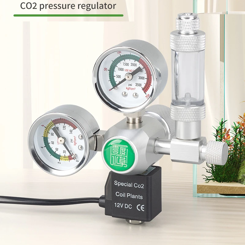 Aquarium DIY CO2 Regulator Solenoid Bubble Counter CO2 Control System Reaction Waterproof Fish Tank CO2 Pressure Reducing Valve
Aquarium DIY CO2 Regulator Solenoid Bubble Counter CO2 Control System Reaction Waterproof Fish Tank CO2 Pressure Reducing Valve