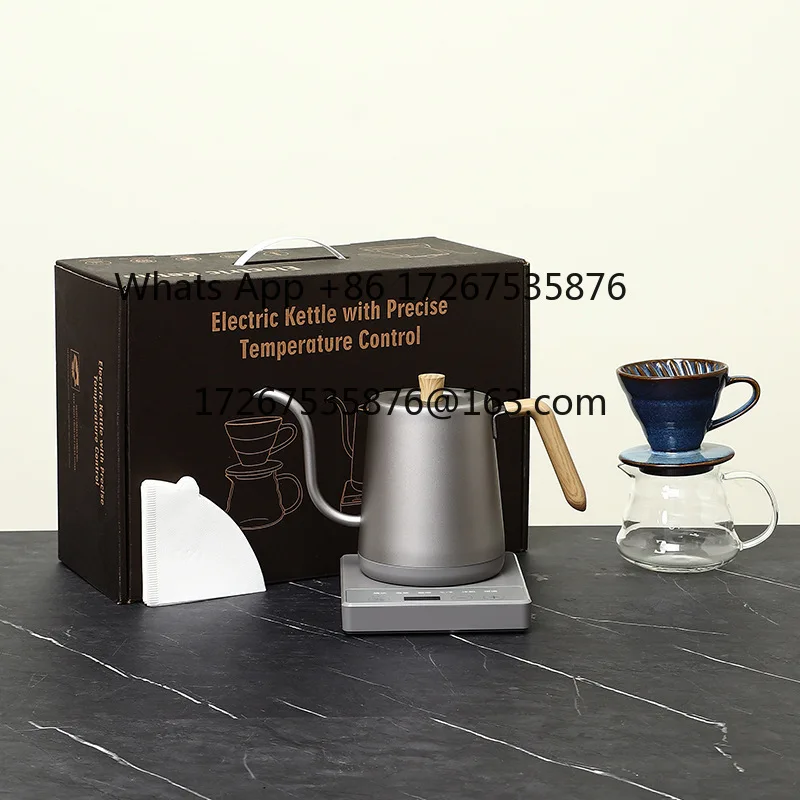 Household tea kettle slender mouth temperature control hand brewing pot thermal insulation integrated constant temperature
Household tea kettle slender mouth temperature control hand brewing pot thermal insulation integrated constant temperature