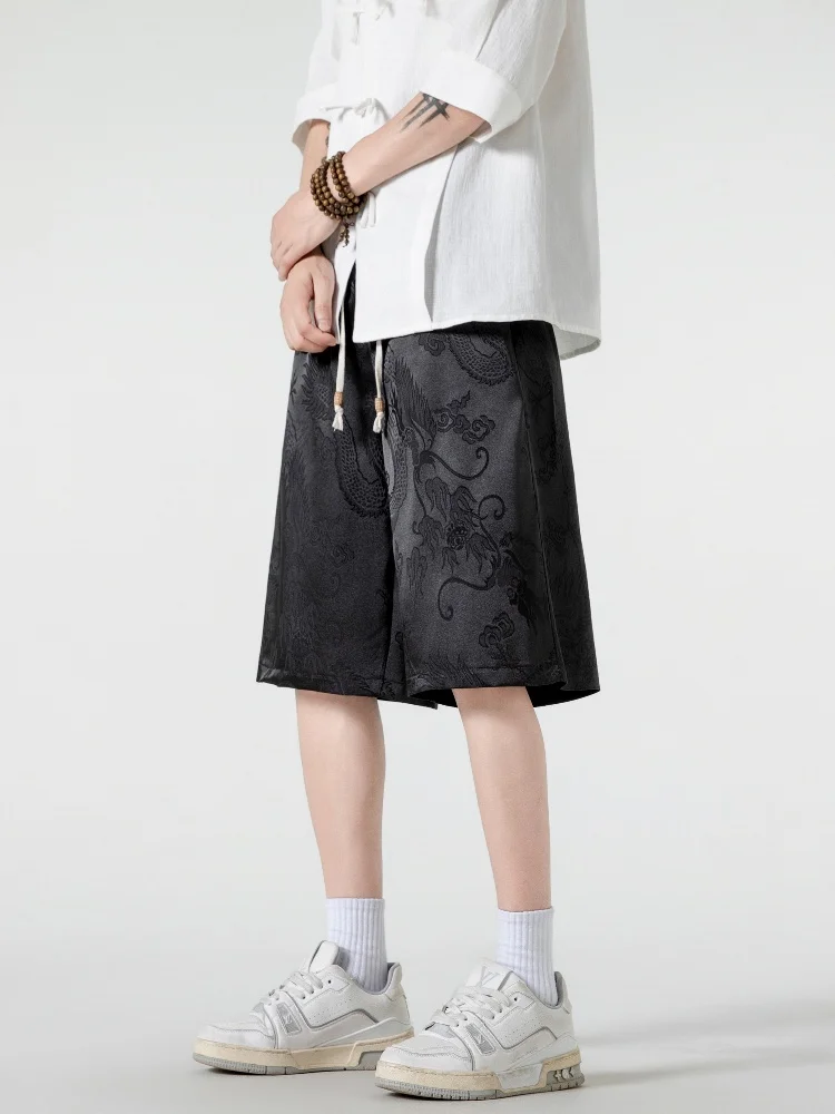 New Chinese Sle Ice Silk Men's orts Summer Casual Loose Sports Pants Trendy Large Size Breathable Thin Five-Part Pants
New Chinese Sle Ice Silk Men's orts Summer Casual Loose Sports Pants Trendy Large Size Breathable Thin Five-Part Pants