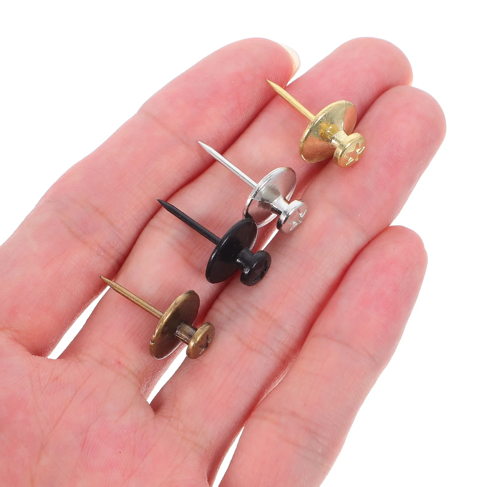 25Pcs Elegant Zinc Alloy Picture Hooks Double Head Thumb Tacks for Wall Cork Board Office Home Space Saving Picture Hanging
25Pcs Elegant Zinc Alloy Picture Hooks Double Head Thumb Tacks for Wall Cork Board Office Home Space Saving Picture Hanging
