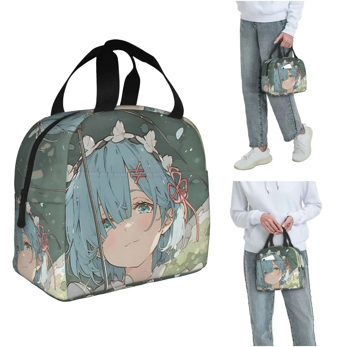 Life In A Different World From Zero Anime Rem Insulated Lunch Bag for Women Children Portable Food Boxes Thermal Lunch Box Tote
Life In A Different World From Zero Anime Rem Insulated Lunch Bag for Women Children Portable Food Boxes Thermal Lunch Box Tote