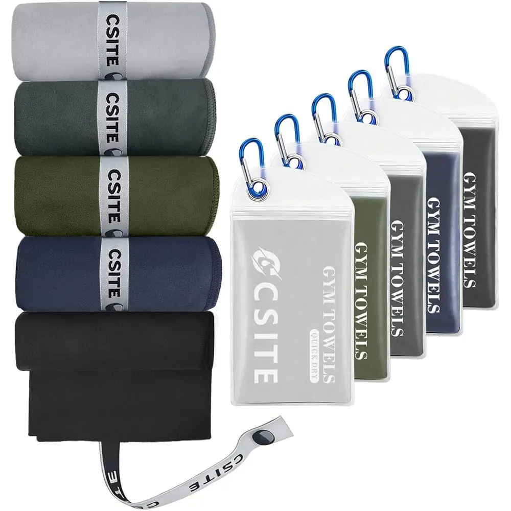 5 Pack Quick Dry Absorbent Gym Towels - Odor-Free, Compact for Workout, Yoga, Sports, Outdoors, Unisex
5 Pack Quick Dry Absorbent Gym Towels - Odor-Free, Compact for Workout, Yoga, Sports, Outdoors, Unisex
