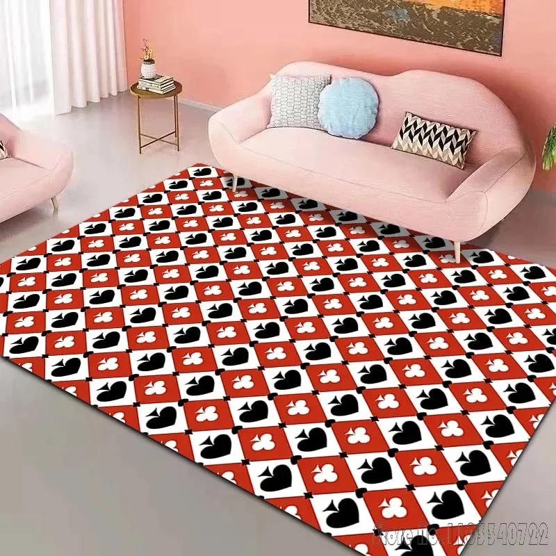 Card Suit Art Pattern Carpet for Living Room, Bedroom, Kitchen, Bathroom, Foot Mat, Cloakroom Mats Home Carpet Rug Decor
Card Suit Art Pattern Carpet for Living Room, Bedroom, Kitchen, Bathroom, Foot Mat, Cloakroom Mats Home Carpet Rug Decor