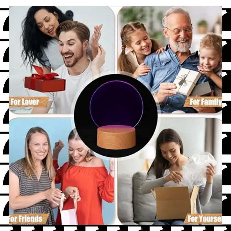 A44U 12 Pcs Christmas 3D Night LED Lamp Base Gift 16 Colors LED Light Display Base With Remote Control USB Cable Lamp Base
A44U 12 Pcs Christmas 3D Night LED Lamp Base Gift 16 Colors LED Light Display Base With Remote Control USB Cable Lamp Base