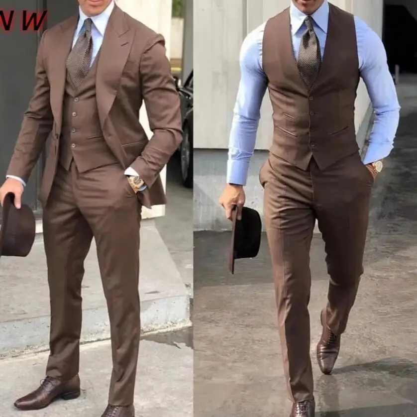 2026 Men 3 Pieces Groomsmen Suit Male Cheap Formal Business Classy Wedding Tuxedos Suits Slim Fit Bridegroom For Men
2026 Men 3 Pieces Groomsmen Suit Male Cheap Formal Business Classy Wedding Tuxedos Suits Slim Fit Bridegroom For Men