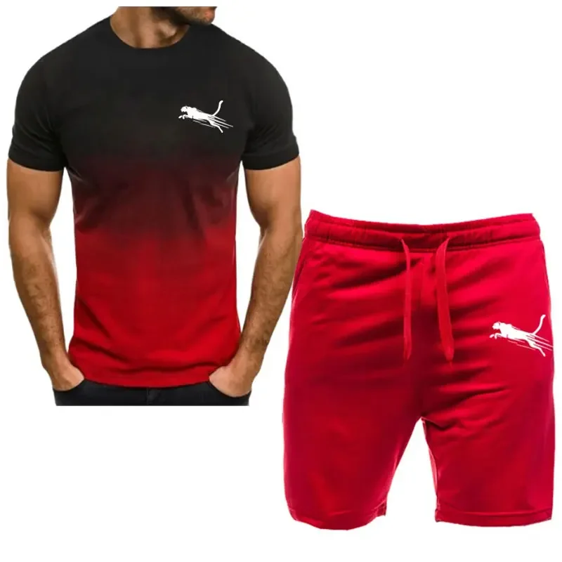 Men's fashion sportswear short sleeved T-shirts and shorts summer casual jogging suit two-piece suit 2024
Men's fashion sportswear short sleeved T-shirts and shorts summer casual jogging suit two-piece suit 2024