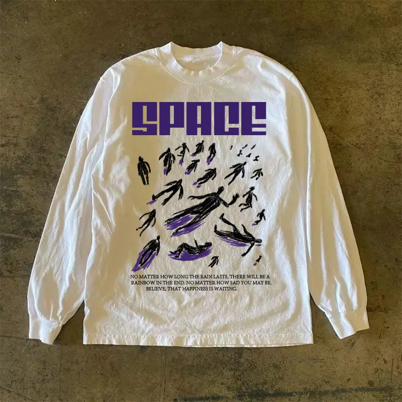 Pure Cotton 300g Heavyweight Long Sleeve T-Shirt American Retro Oversize Streetwear Versatile Fashionable Clothing Accessory
Pure Cotton 300g Heavyweight Long Sleeve T-Shirt American Retro Oversize Streetwear Versatile Fashionable Clothing Accessory