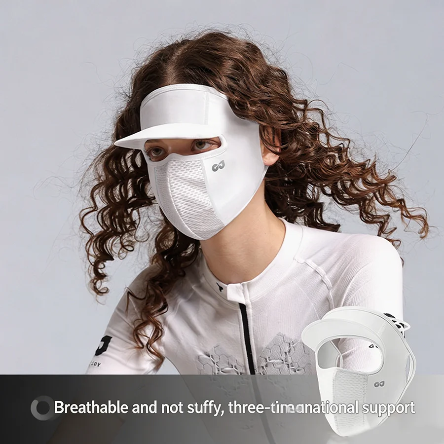 Cool Feeling Ice Silk Cycling Face Mask Anti UV Sun Shade Cover With Hat Brim Breathable Outdoor Sports Commute Summer Sun Prote
Cool Feeling Ice Silk Cycling Face Mask Anti UV Sun Shade Cover With Hat Brim Breathable Outdoor Sports Commute Summer Sun Prote