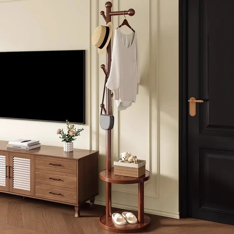 Stable Bedside coat rack living room solid wood hanger double storage home floor hanger bedroom
Stable Bedside coat rack living room solid wood hanger double storage home floor hanger bedroom