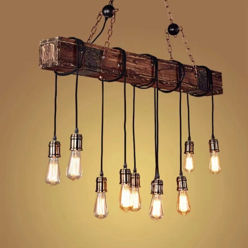Farmhouse chandelier wooden hanging industrial chandelier retro ceiling lamp lamp 10 lights Nordic bar cafe lamp
Farmhouse chandelier wooden hanging industrial chandelier retro ceiling lamp lamp 10 lights Nordic bar cafe lamp