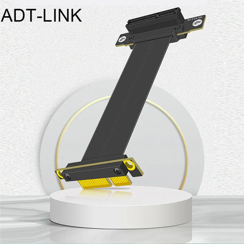 PCIE X4 Riser Cable Dual 90 Degree Right Angle PCIe 3.0 x4 to x4 Extension Cable 8Gbps PCI Express 4x Riser Card Ribbon Extender
PCIE X4 Riser Cable Dual 90 Degree Right Angle PCIe 3.0 x4 to x4 Extension Cable 8Gbps PCI Express 4x Riser Card Ribbon Extender