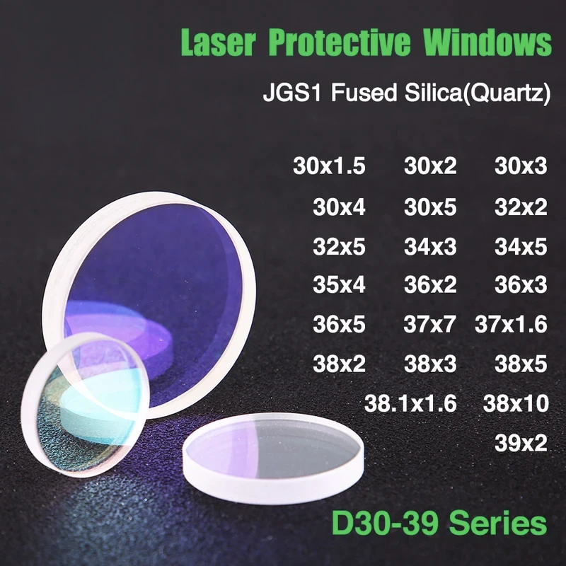 Fiber Laser Protective Windows Dia30/34/35/36/37 Optical Lens Mirrors For Raytools Bodor WSX Precitec Fiber Laser Head
Fiber Laser Protective Windows Dia30/34/35/36/37 Optical Lens Mirrors For Raytools Bodor WSX Precitec Fiber Laser Head