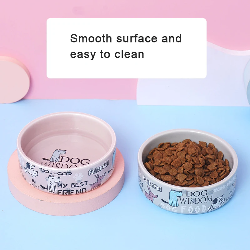 High Quality Cat Bowl Cartoon Print Cute Flat Ceramic Cat/Dog Feeding Supplies Ceramics Wide Bowl feeder bowl Pet Supplies
High Quality Cat Bowl Cartoon Print Cute Flat Ceramic Cat/Dog Feeding Supplies Ceramics Wide Bowl feeder bowl Pet Supplies