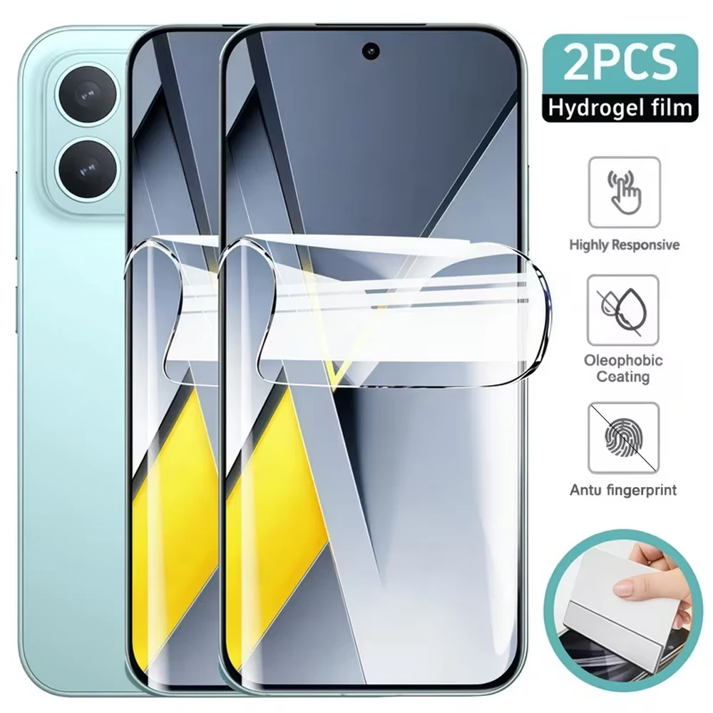 1-2Pcs Full Cover HD Hydrogel Film For Xiaomi Poco X8 Pro Max F8 Ultra X8 Pro F8 Pro M8 Pro Screen Protectors Smooth Silky Feel
1-2Pcs Full Cover HD Hydrogel Film For Xiaomi Poco X8 Pro Max F8 Ultra X8 Pro F8 Pro M8 Pro Screen Protectors Smooth Silky Feel
